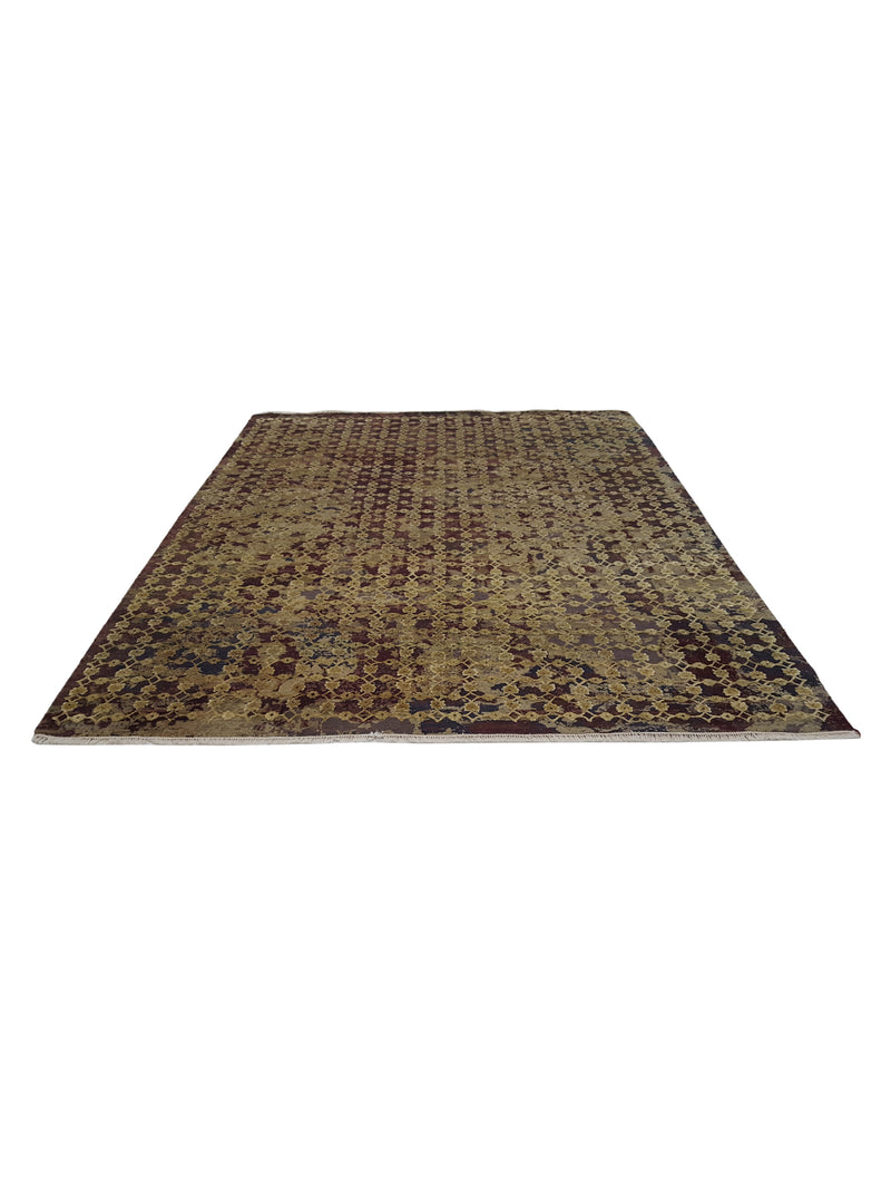 Pacific Venus 16210 Multi Rust Transitional Hand Knotted Rug