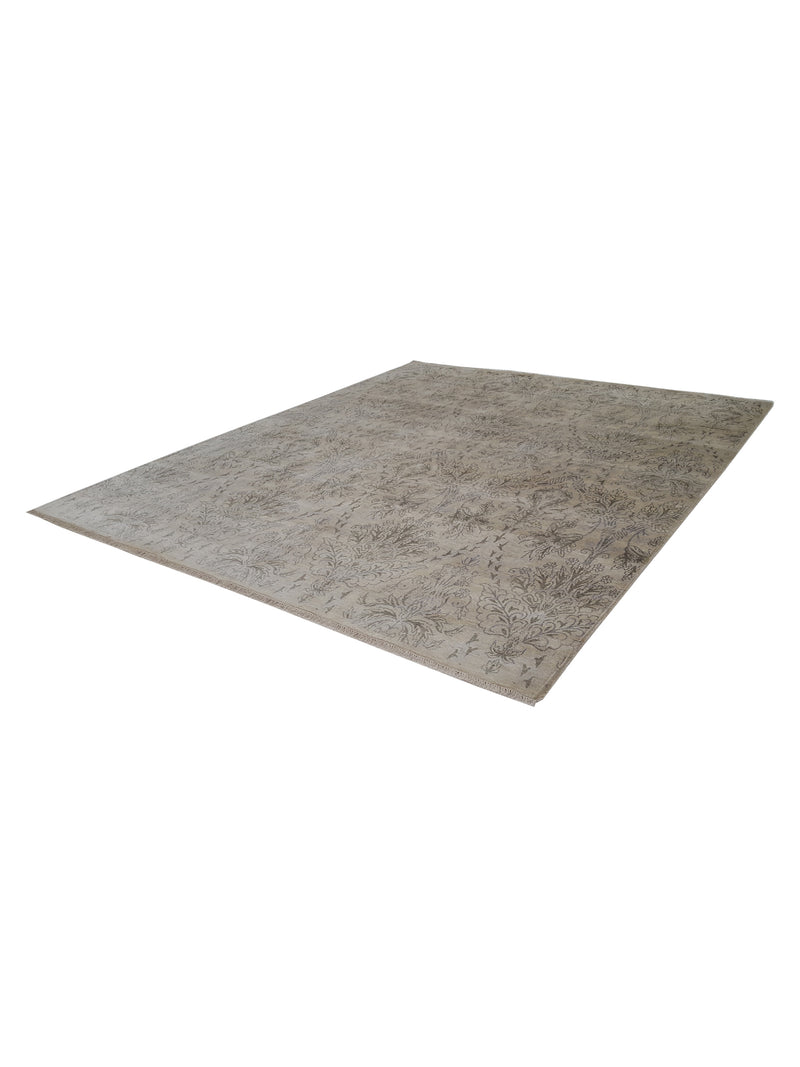 Pacific Venus 16219 Ivory Ivory Modern Hand Knotted Rug
