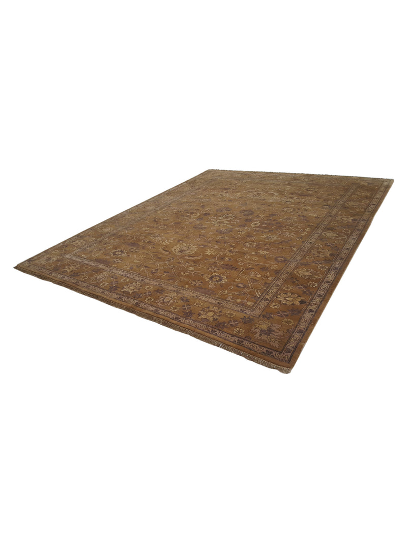 Pacific Maharaja 16230 Gold Gold Traditional Hand Knotted Rug