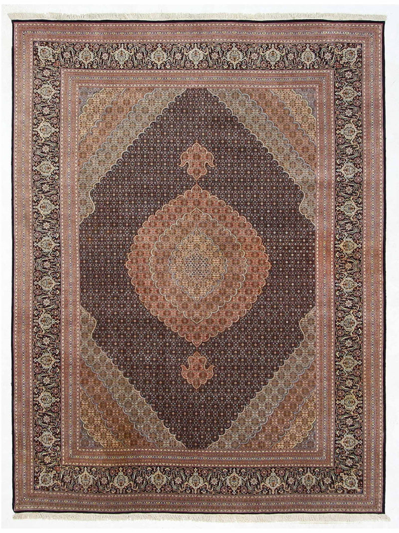 Pacific Tabriz Brown Brown Traditional