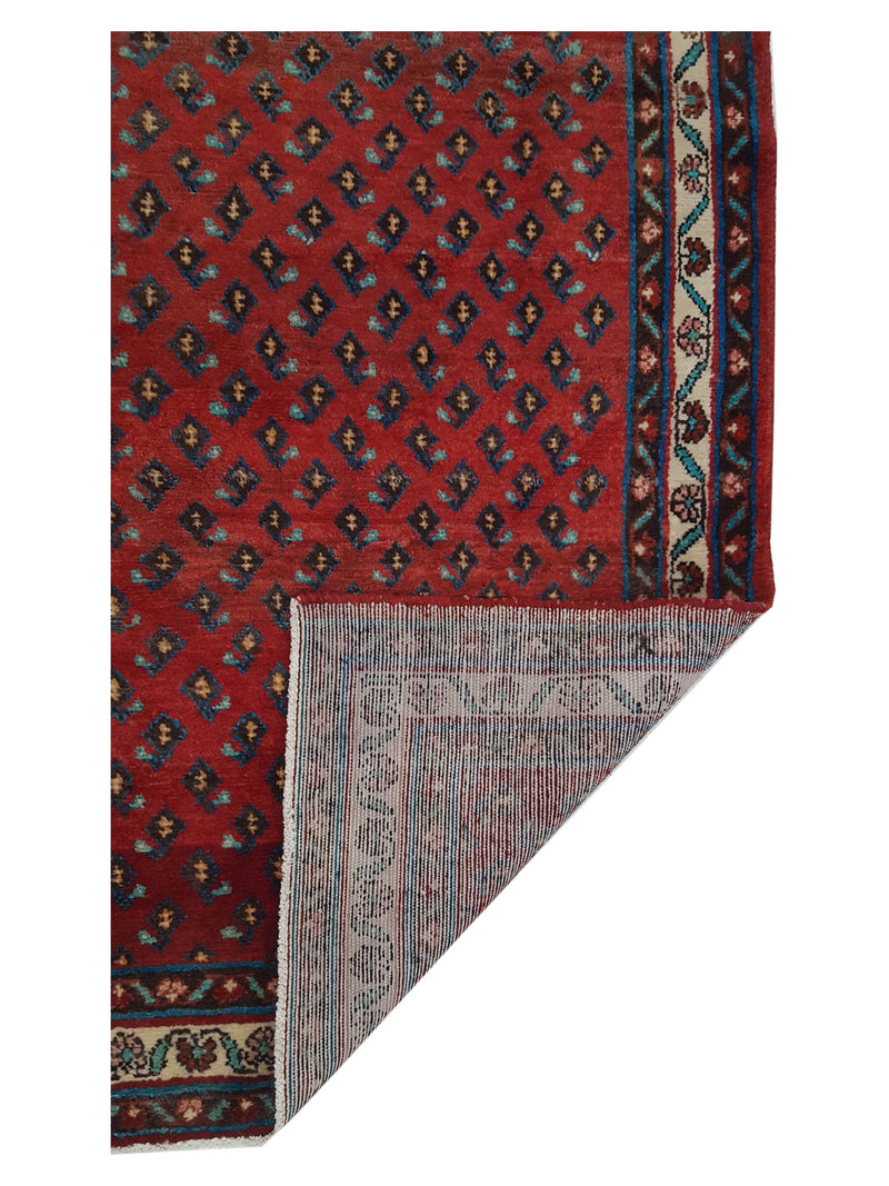 Pacific Sarouk Mir 16302 Red Ivory Traditional Hand Knotted Rug