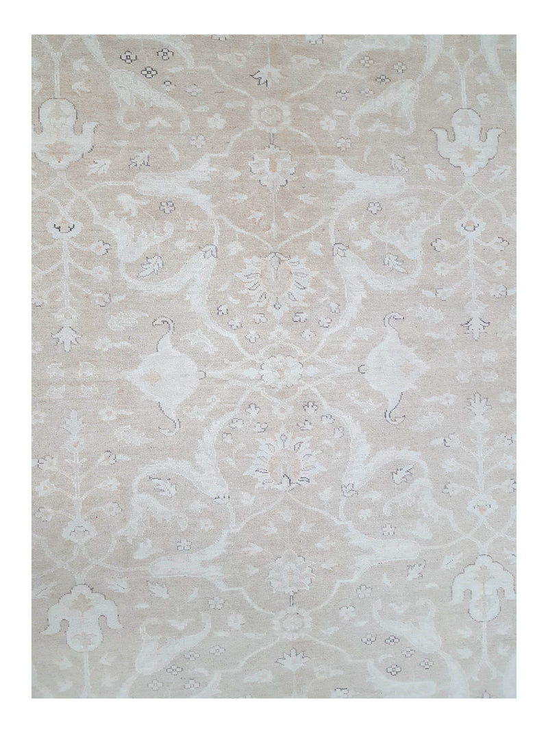 Pacific Farahan 16655 Beige Ivory Traditional Hand Knotted Rug