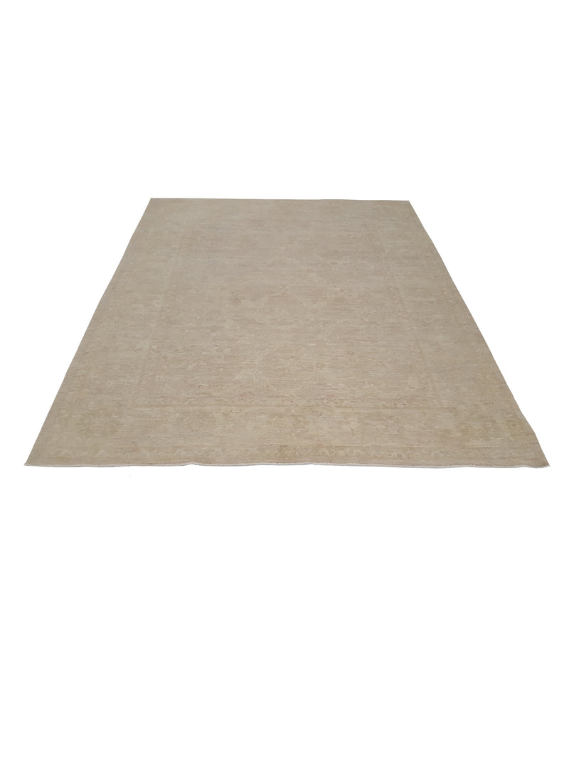 Pacific Tabriz-Pk 16657 Ivory Ivory Transitional Hand Knotted Rug