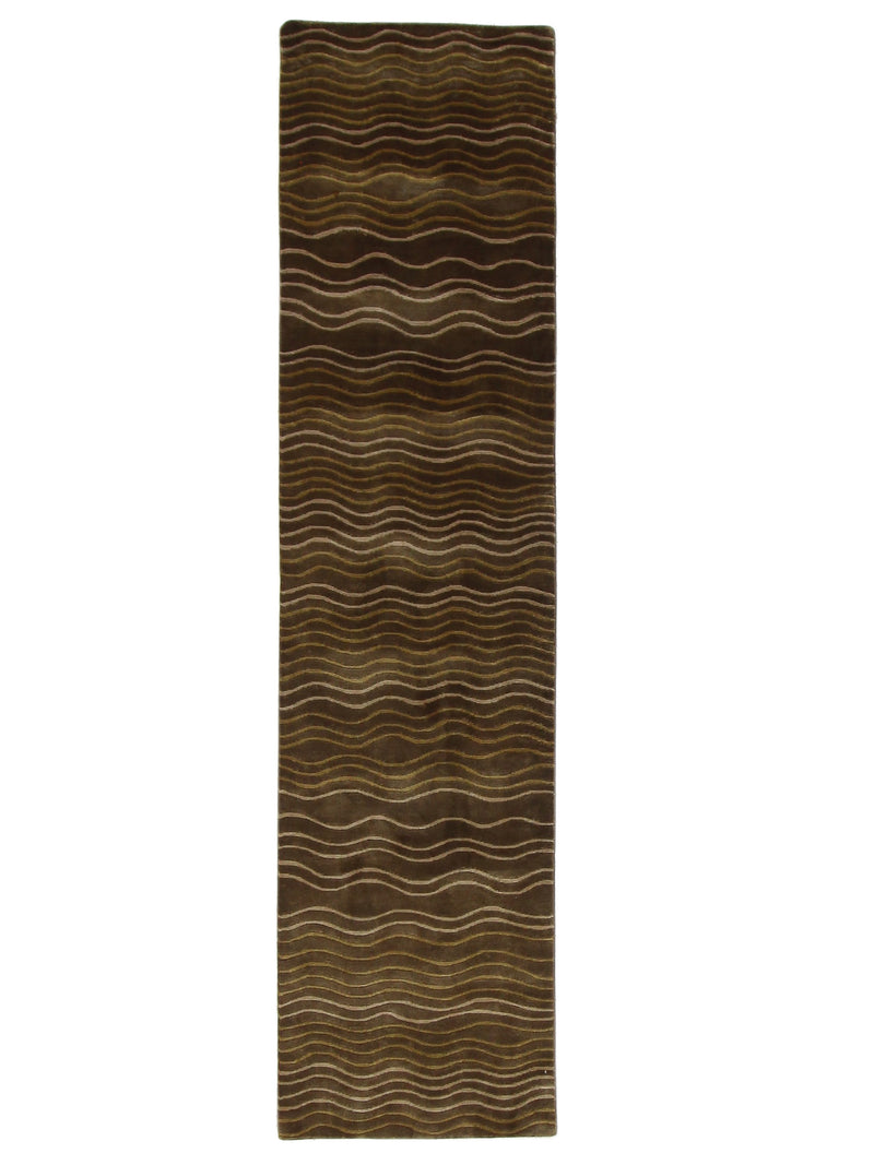Pacific Waterfall Brown Brown Modern
