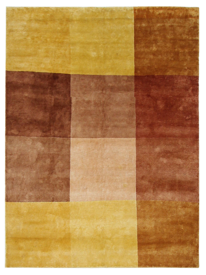 Pacific Plad Yellow Brown Modern