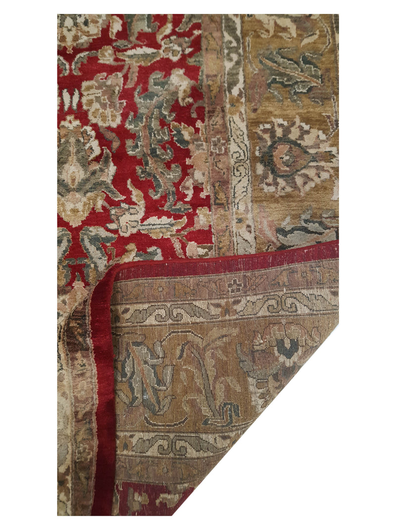Pacific Jaipur 16699 Red Gold Traditional Hand Knotted Rug
