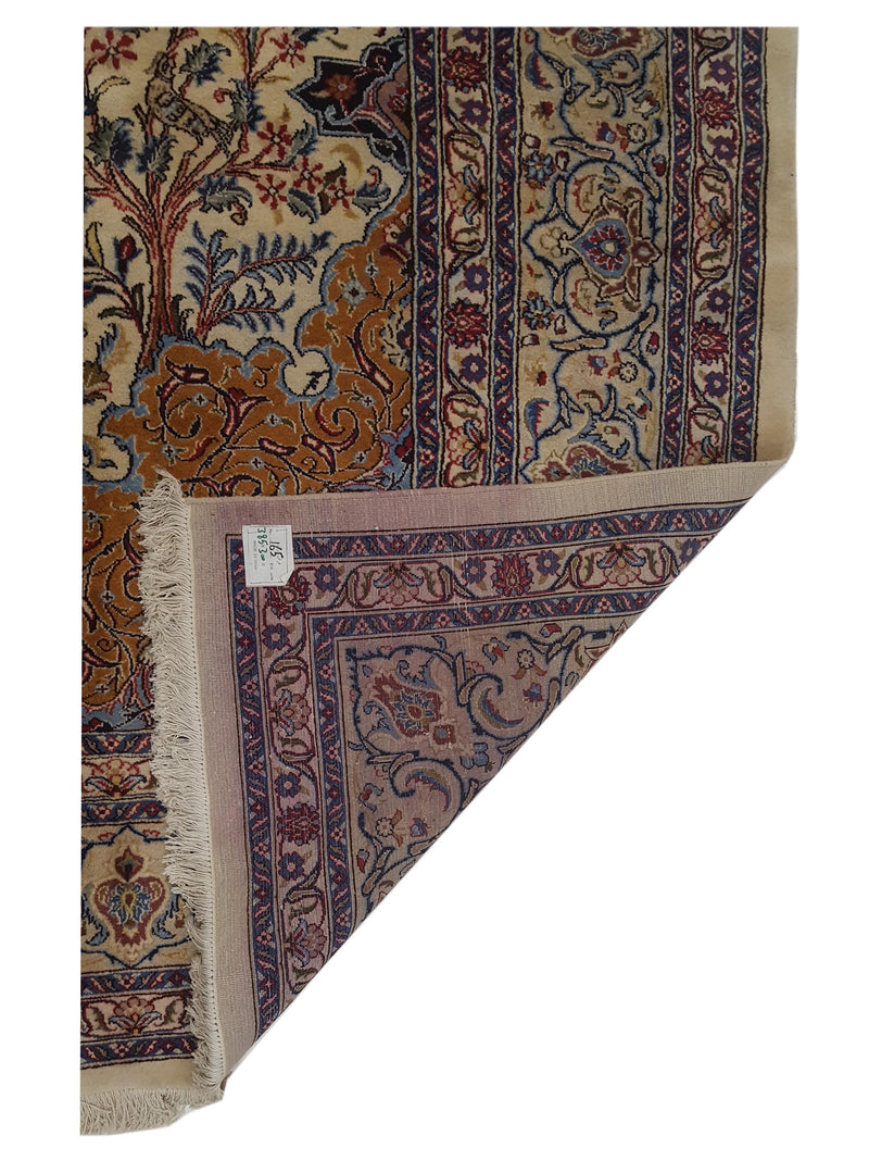 Pacific Mashad 16711 Ivory Traditional Semi Antique Rug