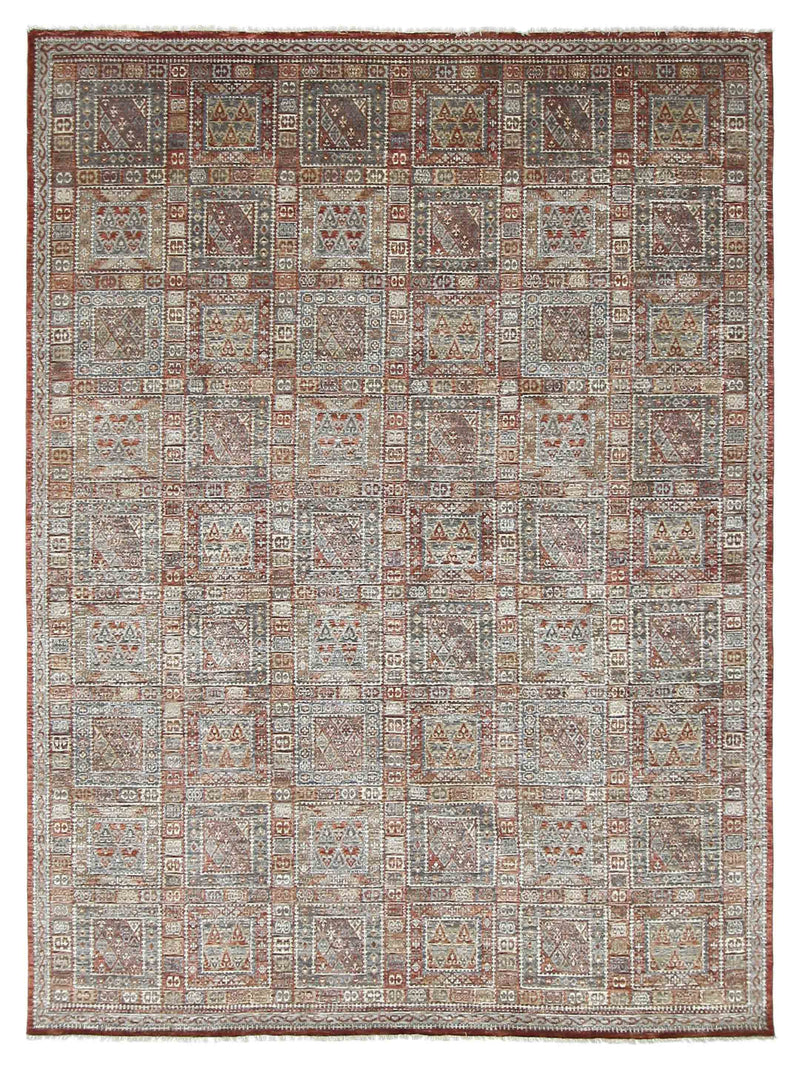 Pacific Bakhtiyari-IN Rust Grey Traditional