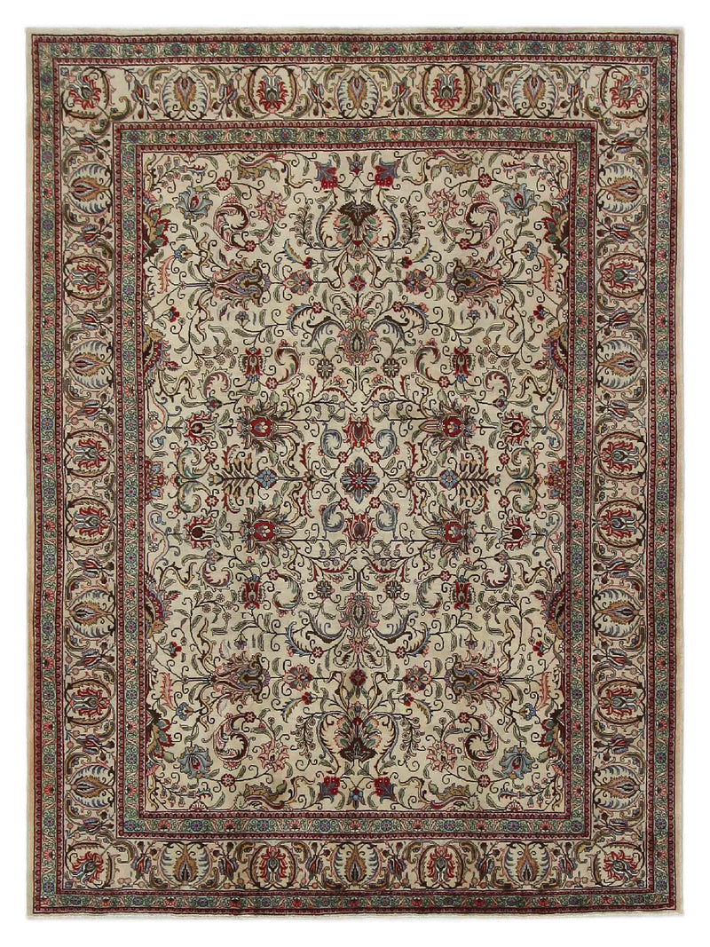 Pacific Tabriz Beige Beige Traditional