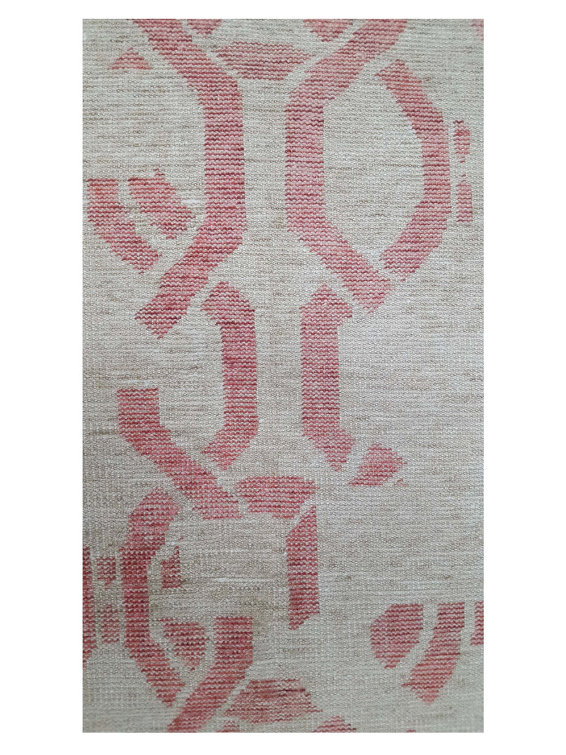 Pacific Water Colors 16898 Beige Red Modern Hand Knotted Rug