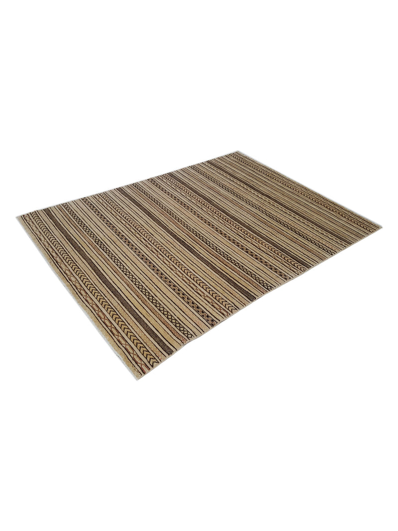 Pacific Modern 17020 Beige Brown Contemporary Hand Knotted Rug