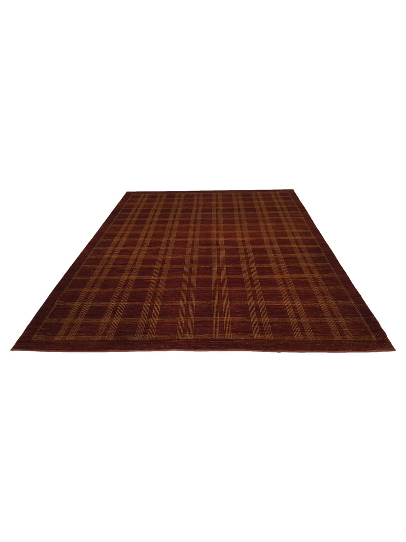 Pacific Modern 17052 Red Red Contemporary Hand Knotted Rug