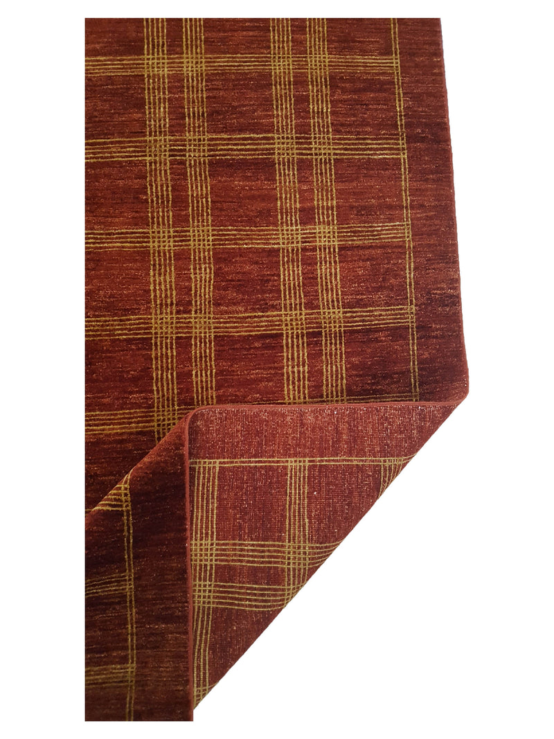 Pacific Modern 17052 Red Red Contemporary Hand Knotted Rug