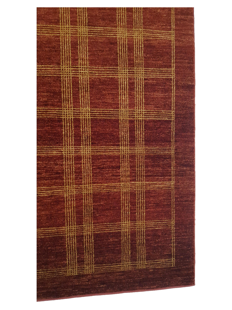 Pacific Modern 17052 Red Red Contemporary Hand Knotted Rug
