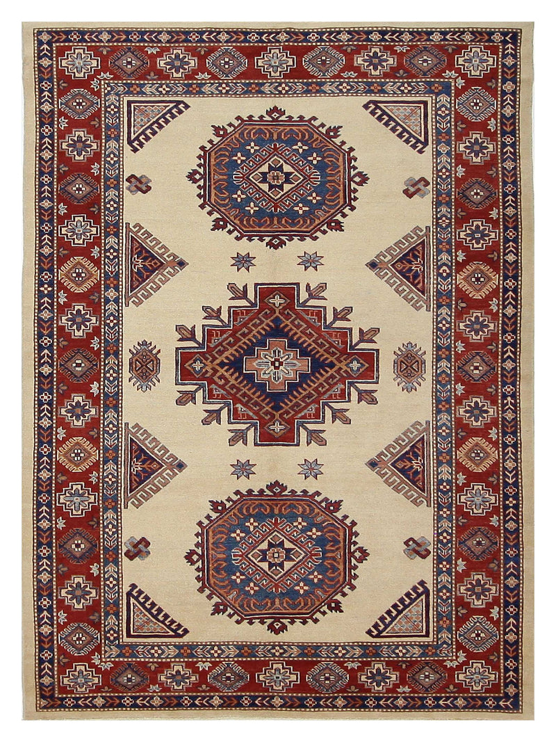 Pacific Kazak Ivory Red Traditional