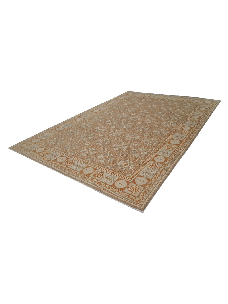 Pacific Khotan 17170 Grey Brick Transitional Hand Knotted Rug