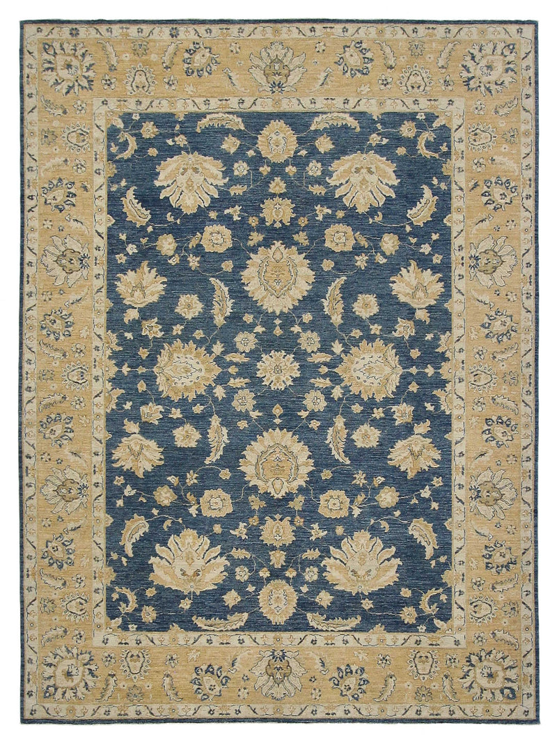 Pacific Farahan Blue Peach Traditional