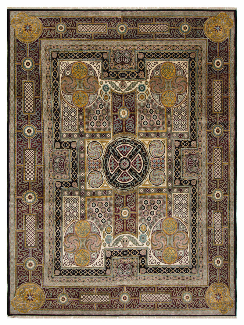 Pacific Jaipur Black Multi Traditional