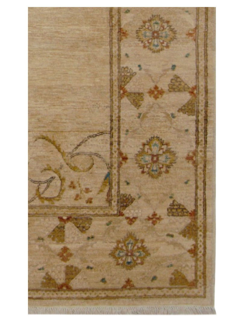 Pacific Ziegler 17315 Beige Beige Transitional Hand Knotted Rug