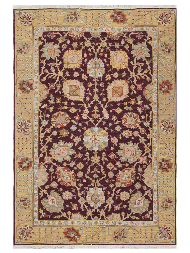 Pacific Summak Burgundy Gold Traditional