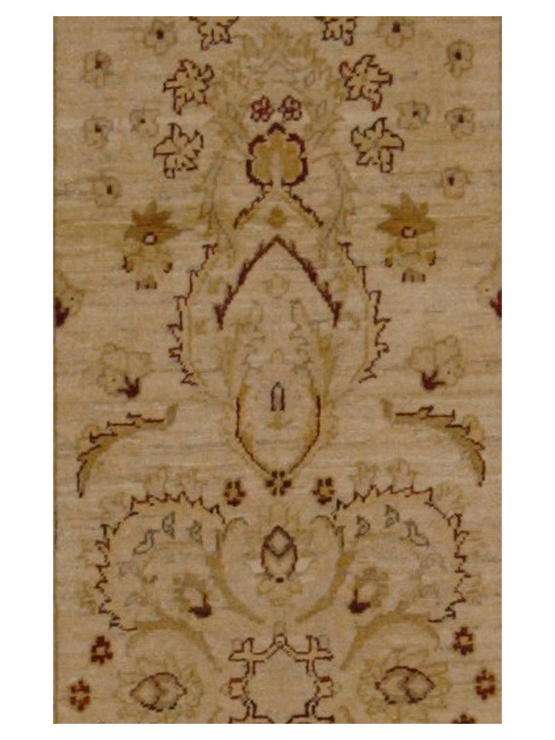 Pacific Ziegler 17349 Ivory Beige Transitional Hand Knotted Rug