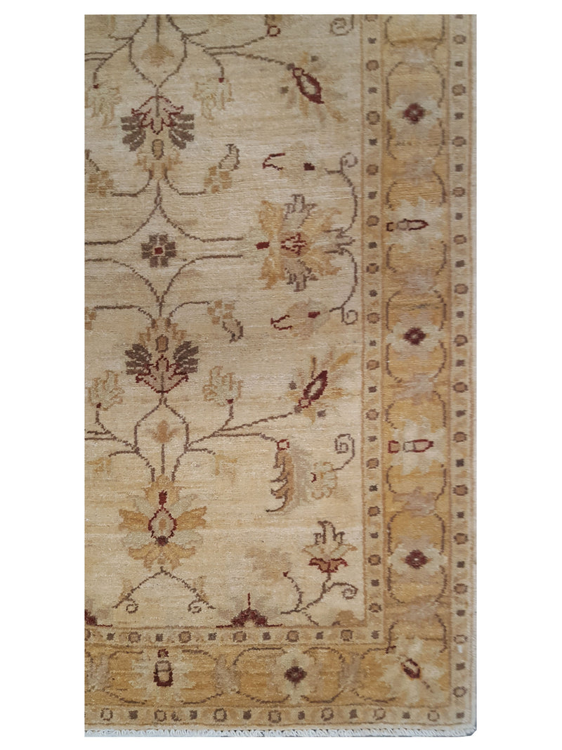 Pacific Ziegler 17350 Ivory Camel Transitional Hand Knotted Rug
