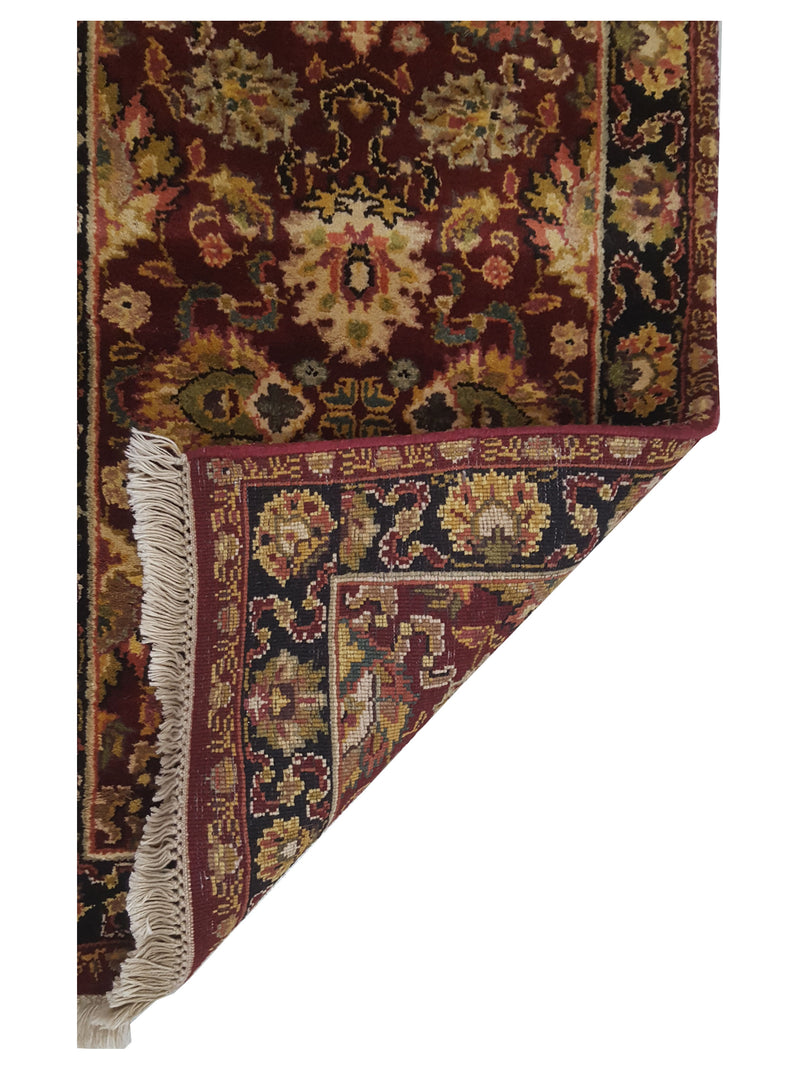 Pacific Herati 17354 Red Black Transitional Hand Knotted Rug