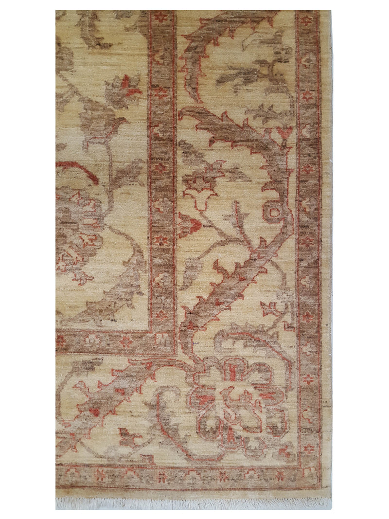 Pacific Ziegler 26680 Beige Rust Transitional Hand Knotted Rug