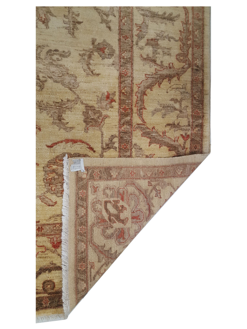 Pacific Ziegler 26680 Beige Rust Transitional Hand Knotted Rug