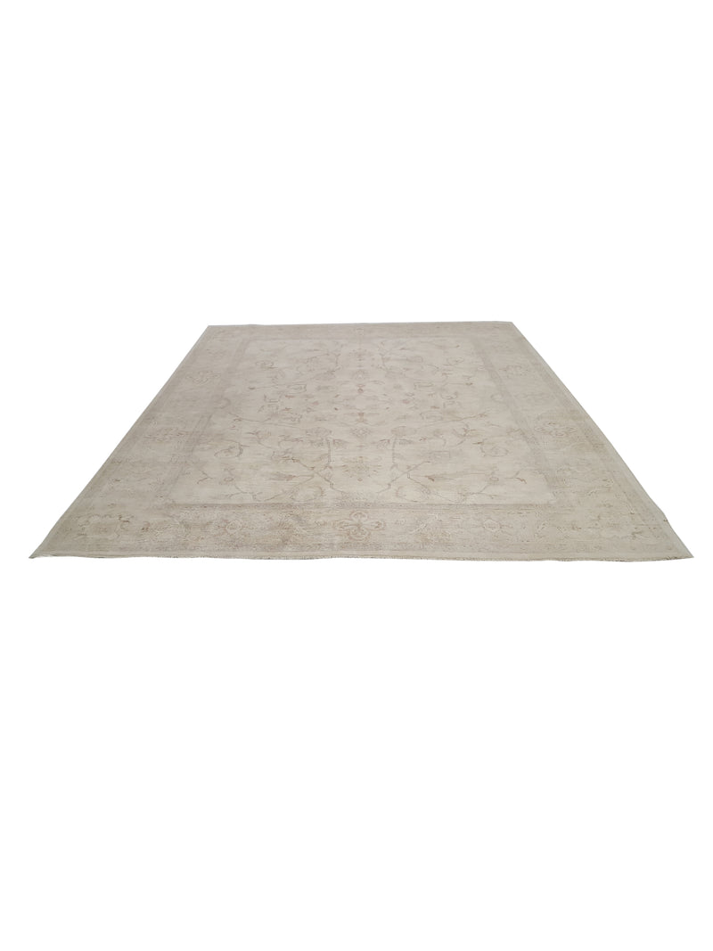 Pacific Ziegler 26729 Ivory Ivory Transitional Hand Knotted Rug