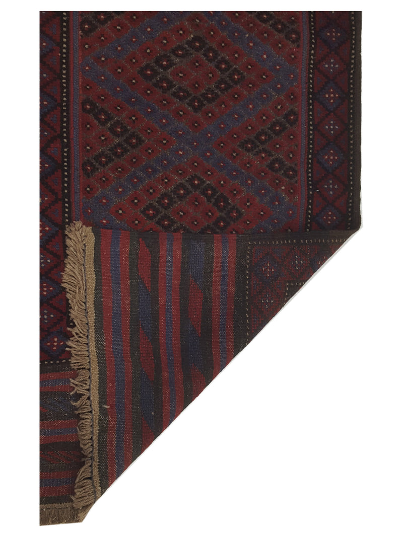 Pacific Balouchi 26808 Red Red Traditional Hand Knotted Rug