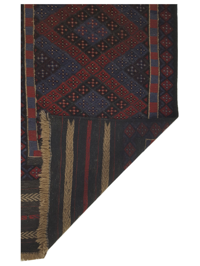 Pacific Balouchi 26819 Red Rust Traditional Hand Knotted Rug