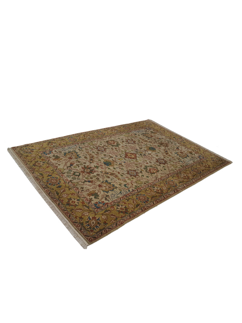 Pacific Tribal 29268 Beige Gold Traditional Hand Knotted Rug