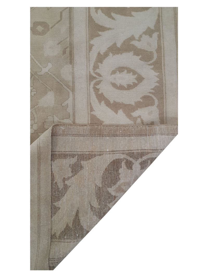 Pacific Ziegler 29420 Tan Brown Transitional Hand Knotted Rug