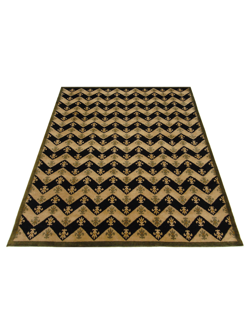 Pacific Tranquality 29618 Beige Olive Traditional Hand Knotted Rug