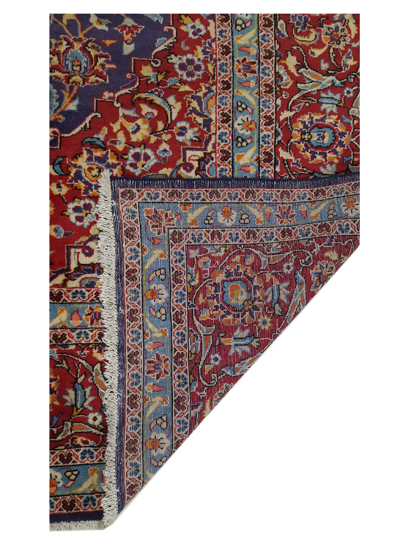 Pacific Kashan 29695 Purple Red Traditional Hand Knotted Rug