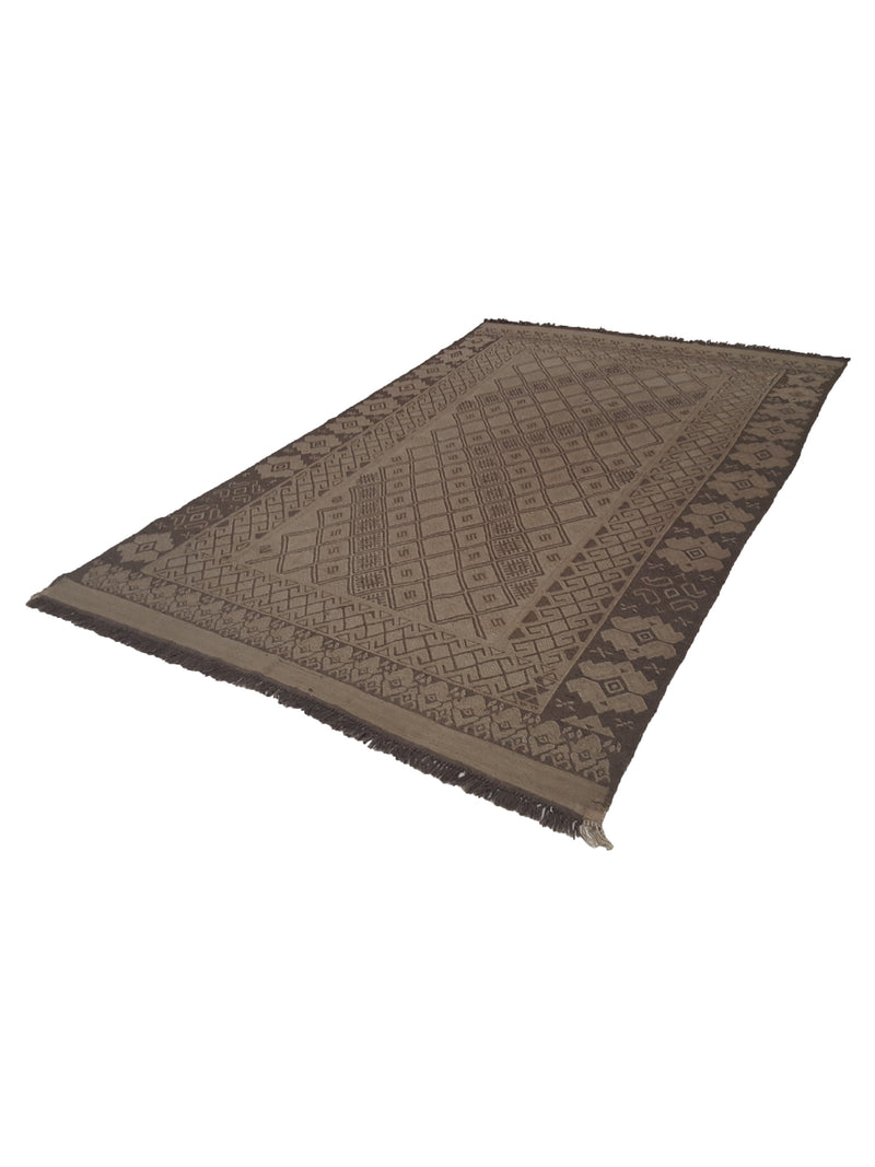 Pacific Uzbak 29848 Latte Latte Transitional Hand Knotted Rug
