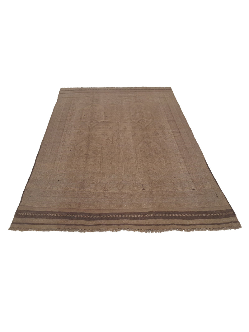 Pacific Uzbak 29861 Lt.Brown Lt.Brown Transitional Hand Knotted Rug