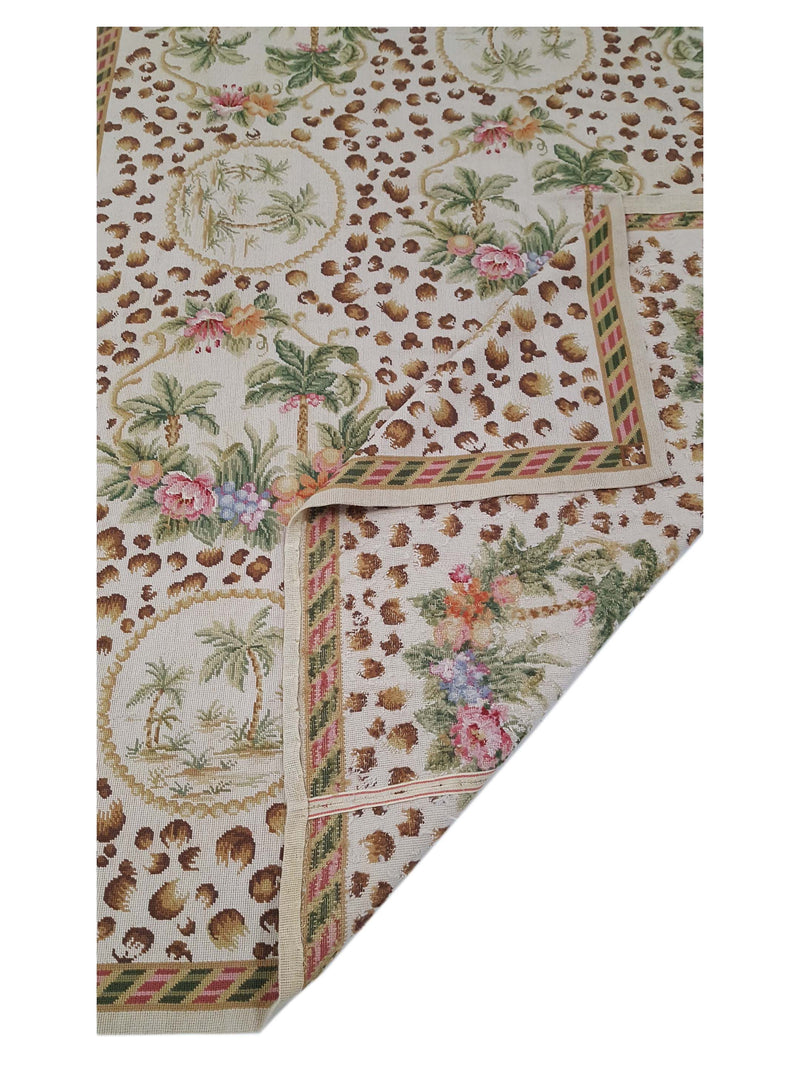 Pacific Needle Point 29874 Ivory Ivory Tapestry Needle Point Rug