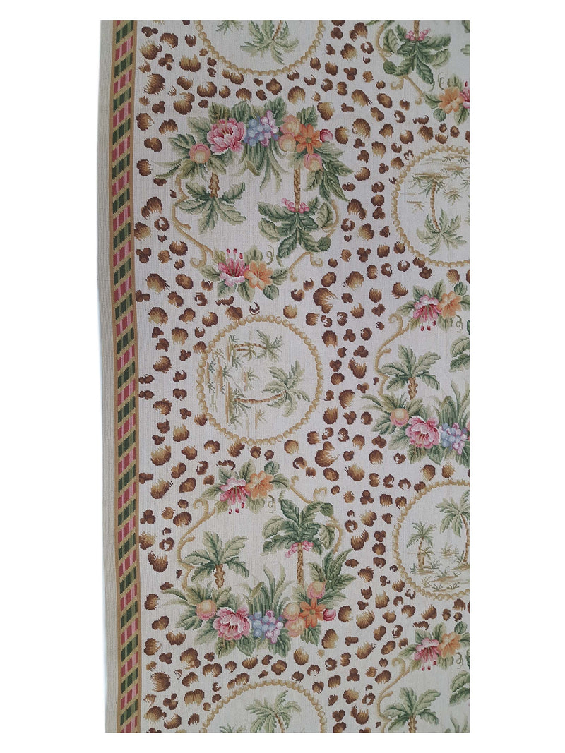 Pacific Needle Point 29874 Ivory Ivory Tapestry Needle Point Rug