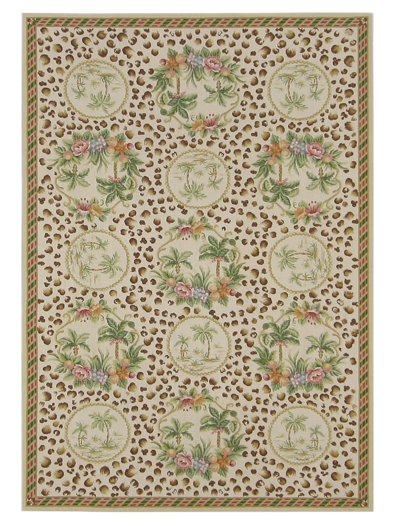 Pacific Needle Point Ivory Ivory Tapestry