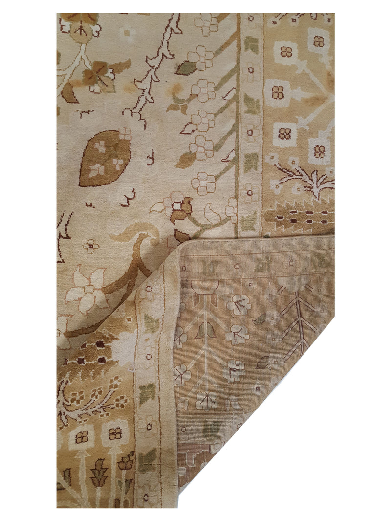 Pacific Agra 29979 Khaki Latte Transitional Hand Knotted Rug