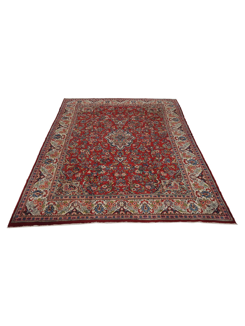 Pacific Mahal 30429 Red Ivory Traditional Hand Knotted Rug