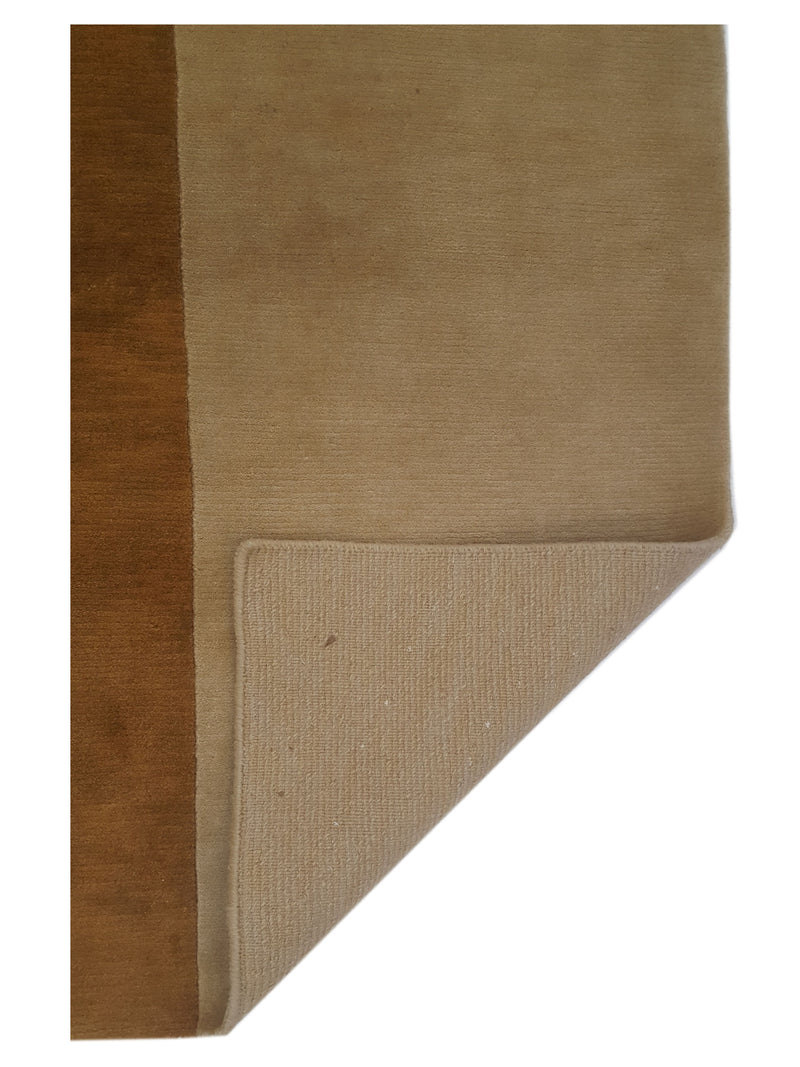 Pacific Tranquality 31948 Camel Brown Modern Hand Knotted Rug