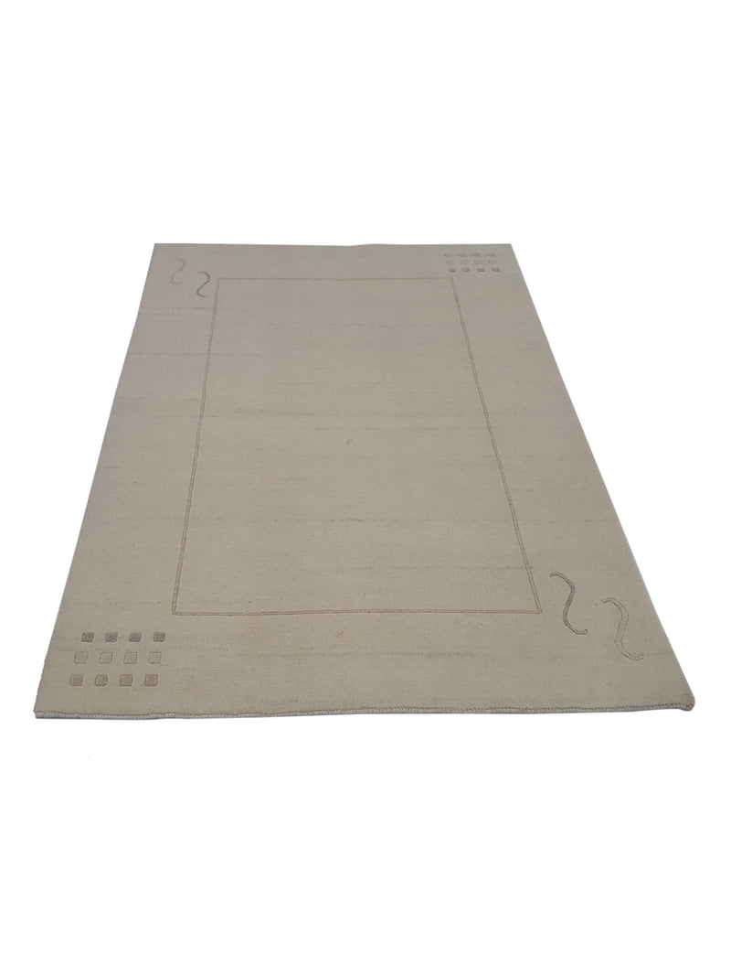 Pacific Tranquality 31950 Ivory Ivory Modern Hand Knotted Rug