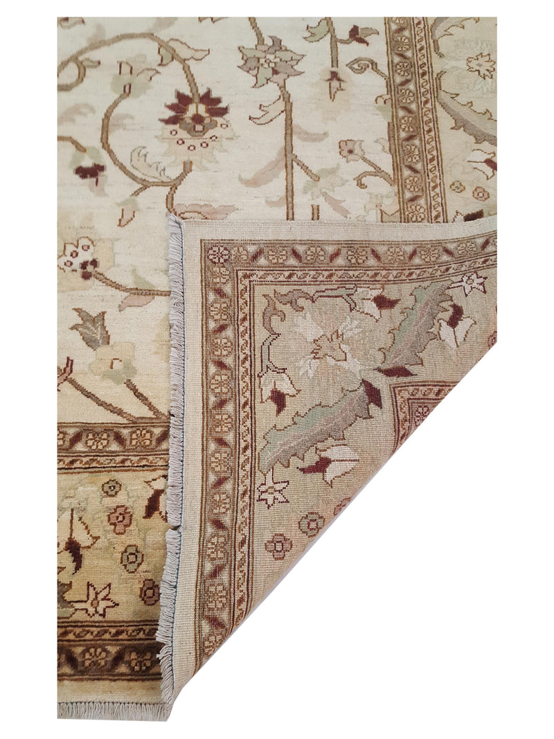 Pacific Ziegler 32368 Ivory Ivory Transitional Hand Knotted Rug