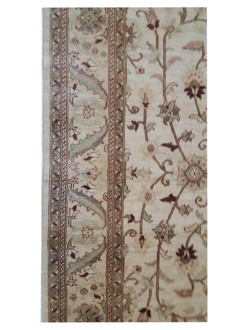 Pacific Ziegler 32368 Ivory Ivory Transitional Hand Knotted Rug