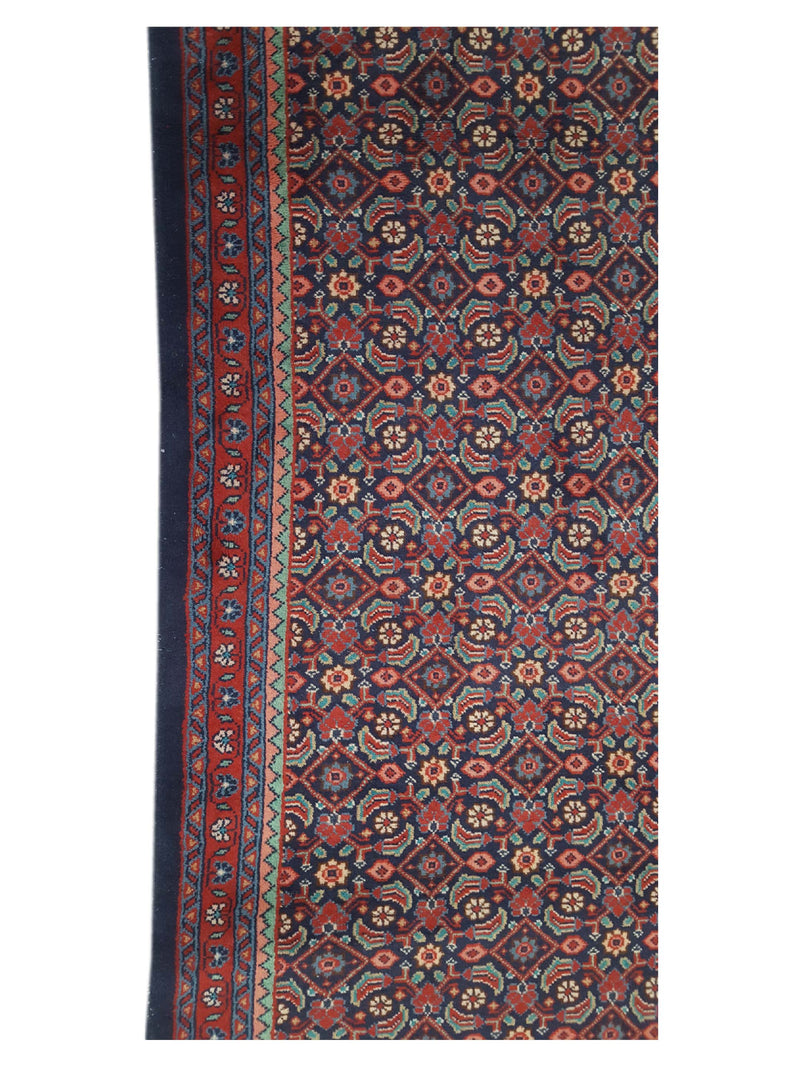 Pacific Mahal 33570 Navy Red Traditional Hand Knotted Rug