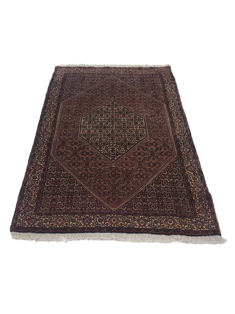 Fasa Bijar 33593 Ivory Ivory Traditional Hand Knotted Rug