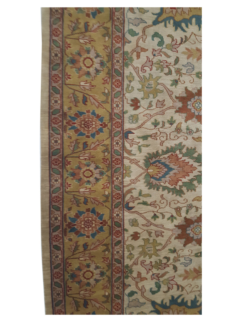 Pacific Tribal 33817 Ivory Sage Traditional Hand Knotted Rug